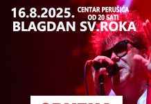 Perušić slavi svetog Roka – koncert Crvene Jabuke i bogat program