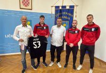 Na prijemu kod župana Petryja predstavnici Malonogometnog kluba Lika Šport