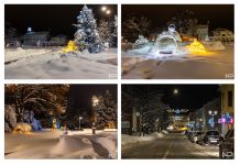 Snježna bajka večernjeg Gospića